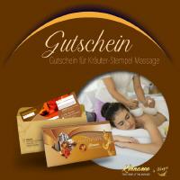 Gutschein für Kräuter-Stempel Massage