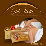 Gutschein für Schulter-Nacken-Rücken Massage