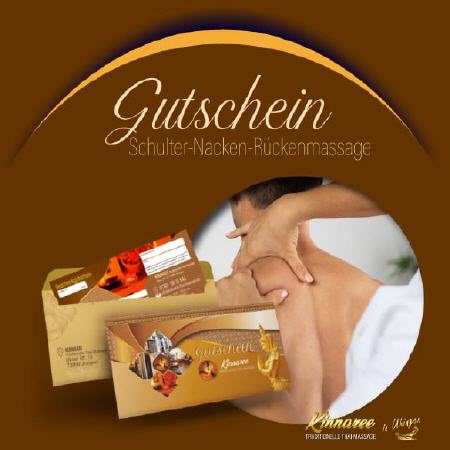 Gutschein für Schulter-Nacken-Rücken Massage